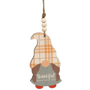 Thankful/Grateful/Blessed Gnome Ornament  (3 Count Assortment)