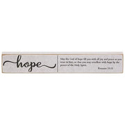 Faith - Hope - Love Bible Verse Mini Stick  (3 Count Assortment)