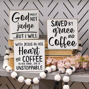 God Might Not Judge Square Block  (3 Count Assortment)