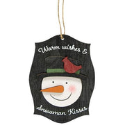 Let's Get Cozy Snowman Ornament  (3 Count Assortment)