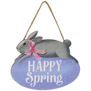 Happy Spring Bunny on Egg Hanger