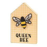 Queen Bee Plaid Block Sitter