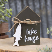 Lake House Wooden Block Sitter