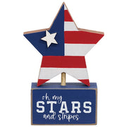 Oh My Stars and Stripes Americana Star on Base