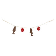 Fish & Bobber Wooden Mini Garland