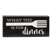 What the Fork is For Dinner Box Sign