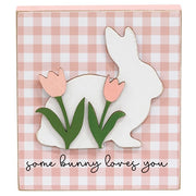 Some Bunny Loves You Bunny & Tulip Block