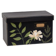 Leafy Floral File Boxes (Set of 3)