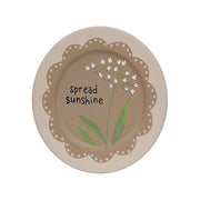 Spread Sunshine Floral Lace Plate  (3 Count Assortment)