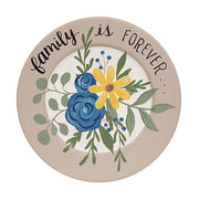 Family Gift Forever Floral Plate  (2 Count Assortment)