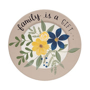 Family Gift Forever Floral Plate  (2 Count Assortment)