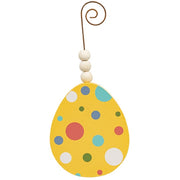 Beaded Deco Easter Egg Ornament  (4 Count Assortment)