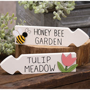 Honey Bee Garden/Tulip Meadow Arrow Sitter  (2 Count Assortment)