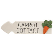 Carrot Cottage/Bunny Bungalow Arrow Sitter  (2 Count Assortment)