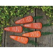 Easter Words Chunky Carrot Sitter  (5 Count Assortment)
