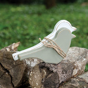 Chunky Wooden Spring Bird Sitters (Set of 2)