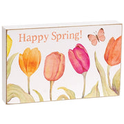 Happy Spring Tulip Box Sign  (3 Count Assortment)