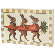 1st Place Carrot Bunny Trio Box Sign