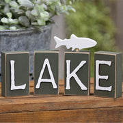 Lake Word Blocks (Set of 4)