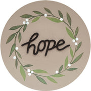 Grace - Faith - Hope Vine Plate  (3 Count Assortment)