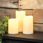 Soft Glow Flicker LED Candles (Set of 3)