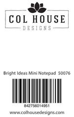 Bright Ideas Mini Notepad