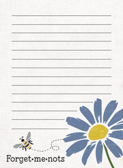 Forget-Me-Nots Mini Notepad