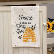 Home Is Where My Honey Bee Dish Towel