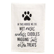 Wet Noses - Endless Cuddles - Wagging Tails Dish Towel