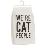 We're Cat People Dish Towel