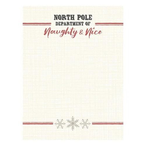 Department of Naughty & Nice Mini Notepad