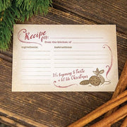 Mouse Christmas Recipe Cards (24 Pack)