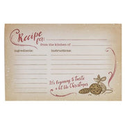 Mouse Christmas Recipe Cards (24 Pack)