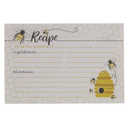 Bee Recipe Cards (24 Pack)