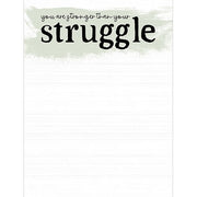 You Are Stronger Than Your Struggle Notepad