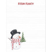 Feelin Flakey! Snowman Notepad