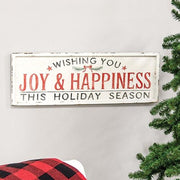 Wishing You Joy & Happiness Sign