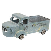 Fresh Flowers Distressed Metal Truck