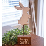 Happy Easter Bunny Pedestal