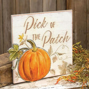 Pick Of The Patch Wood Sign