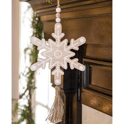 Cutout Snowflake Wood Ornament