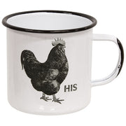 His Chicken Enamel Mug