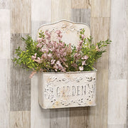 Rustic Garden Ivory Wall Planter