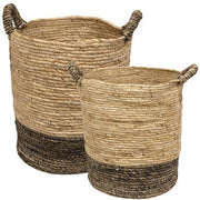 Extra Large Corn Husk Baskets (Set of 2)