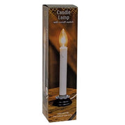 7" White Electric Candle Lamp