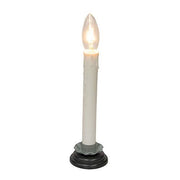 7" White Electric Candle Lamp