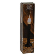 Black Electric Candle Lamp with Silicone Bulb - 7"