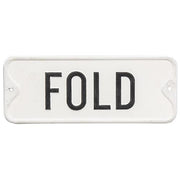 Fold Farmhouse Metal Sign
