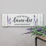 Field Fresh Lavender Hand Picked Wood Sign