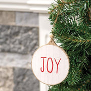 Joy Wooden Ornament